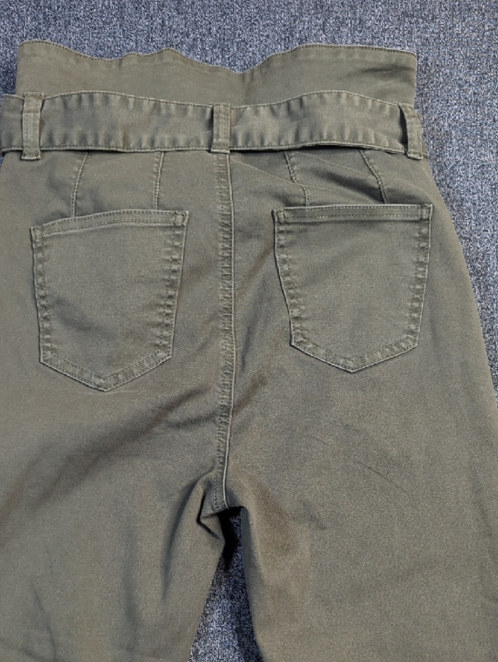 Pistola Olive Green Skinny Jeans Size 26 High-Rise Stretch Denim - Picture 8 of 8